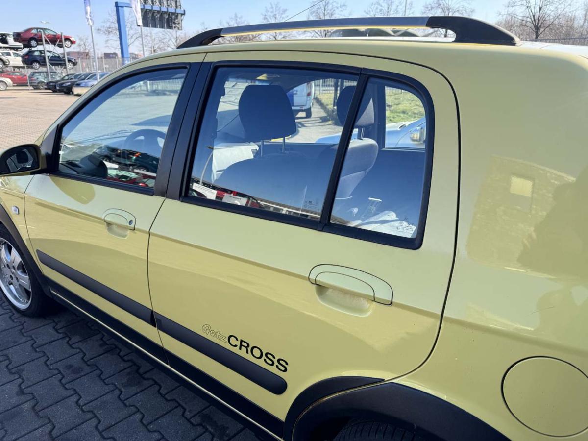 Hyundai Getz Cross original T&uuml;r hinten links 3W Willow Green Rohbau Bj.2008